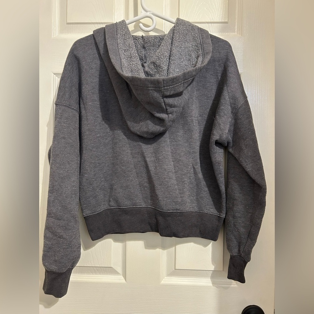 Free people movement believer hoodie Women's Lace-Up Gray sweatshirt small - Picture 6 of 8